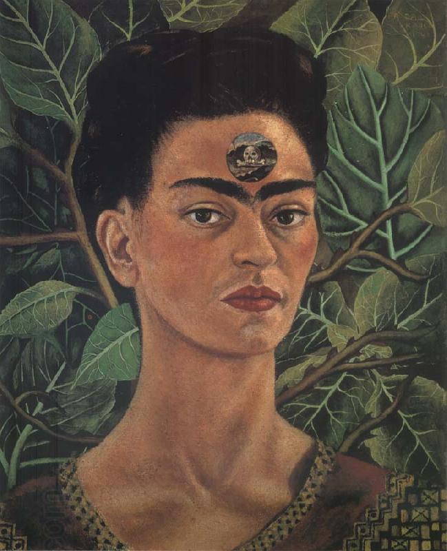 Frida Kahlo Thinking about death oil painting picture